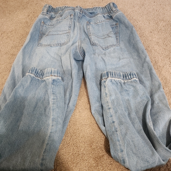 American Eagle Outfitters Women's Black Cargo And Denim Jogger Bundle - Picture 3 of 6